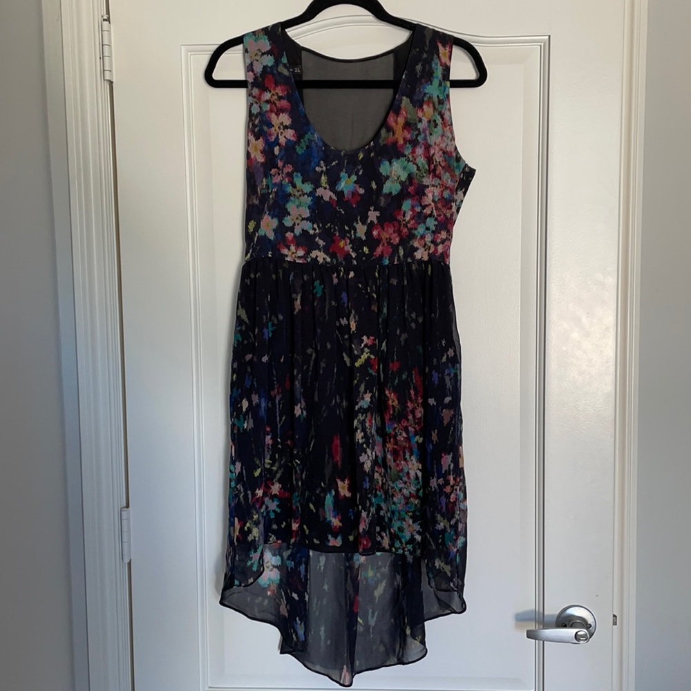 Zara floral Hi-Lo dress